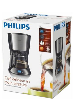 Кофеварка  капельная Philips HD7459 Daily Collection, черный/металлик