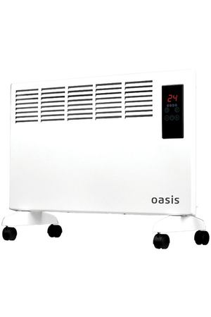 Конвектор Oasis DK-15, 1500 Вт, электронный термостат, дисплей, пульт, белый