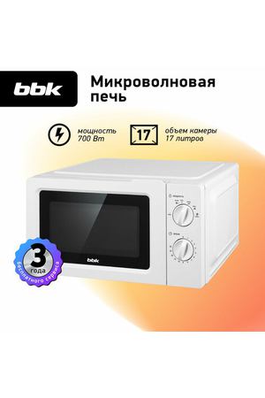 Микроволновая печь BBK 17MWS-781M/W, белый