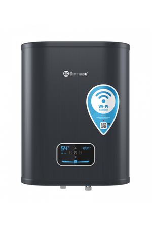 Накопительный электрический водонагреватель Thermex ID 30 V (pro) Wi-Fi, черный