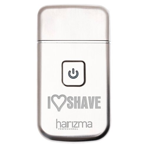 Где купить Harizma Компактный шейвер для стрижки и бритья / I Love Shave h10124, аккумулятор, серебристый harizma 