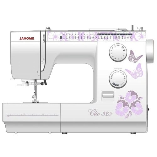 Где купить Швейная машина Janome Clio 325, бело-сиреневый Janome 