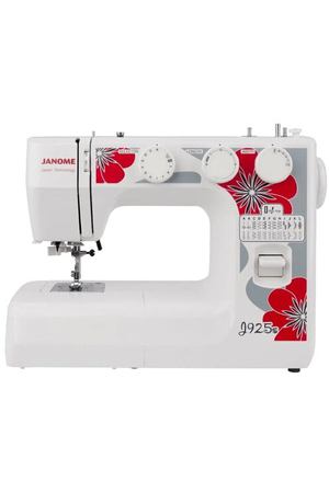 Швейная машина Janome J925S, белый/красный/серый