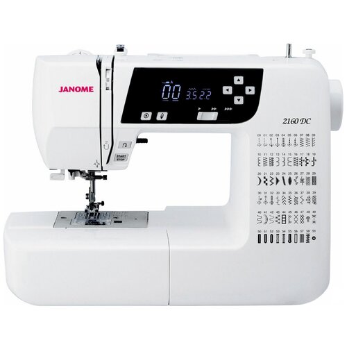 Где купить Швейная машина Janome 2160 DC, белый Janome 