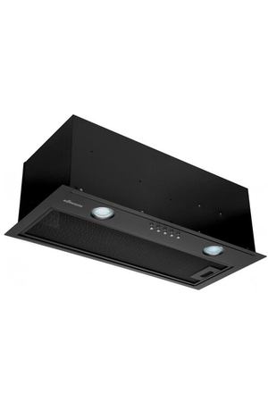 Встраиваемая вытяжка Konigin FlatBox Full 60, цвет корпуса black, цвет окантовки/панели черный