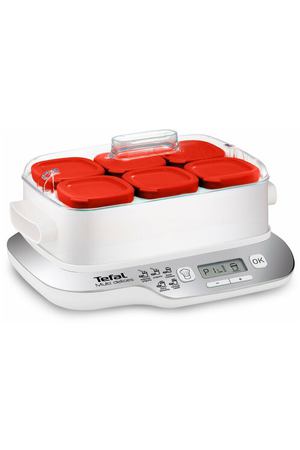 Йогуртница Tefal YG660132, серебристый/белый