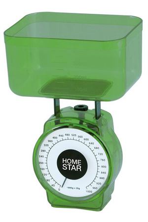 Кухонные весы HOMESTAR HS-3004M, зеленый