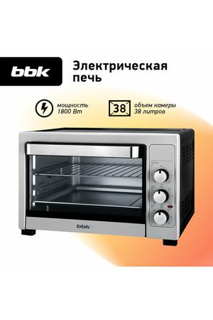 Мини-печь BBK OE3884M, серебряный