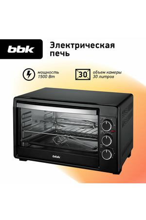 Мини-печь BBK OE3070M, чёрный