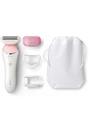 Женский триммер Philips BRL140/00 SatinShave Advanced, белый/розовый