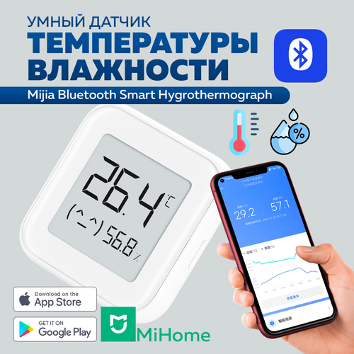 Где купить Метеостанция Xiaomi Bluetooth Smart Hygrothermograph (XMWSDJ04MMC) Xiaomi 