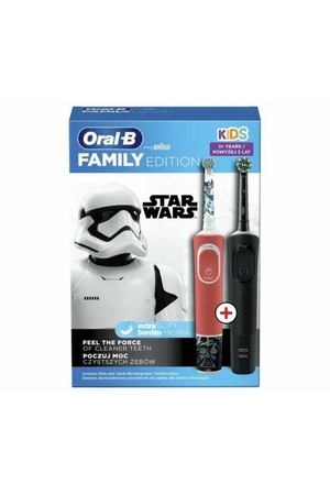 Набор электрических зубных щеток Oral-B Braun Toothbrush D103 Black + D100 Star Wars