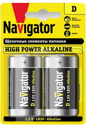 Батарейки Navigator NBT-NE-LR20-BP2