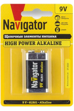 Батарейка Navigator NBT-NE-6LR61-BP1