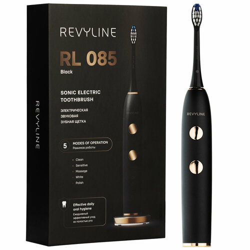 Где купить Электрическая звуковая зубная щётка Revyline RL 085 Black Revyline 