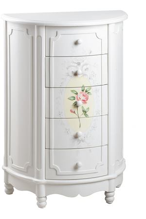 Комод Glasar с 5 ящиками 53х30х76 см