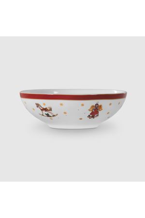 Салатник Porcelana Bogucice Red Christmas 17 см