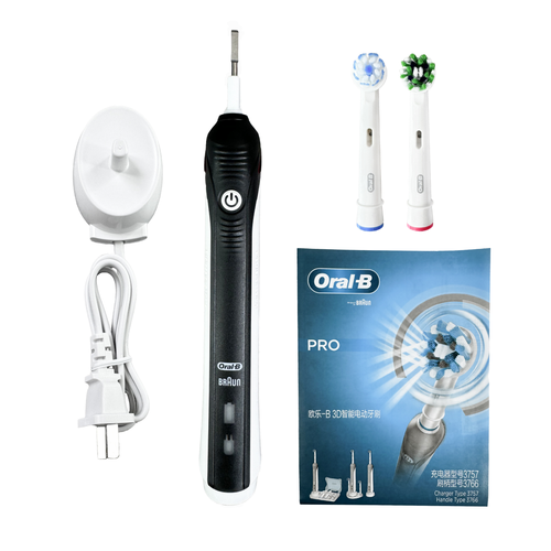 Где купить Электрическая зубная щетка Oral B Pro 4000 3D Smartseries, черный Oral-B 