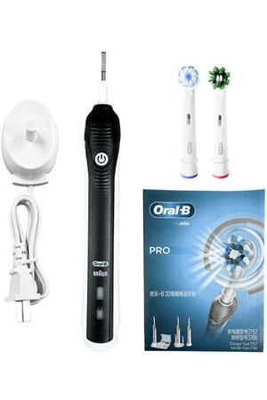 Электрическая зубная щетка Oral B Pro 4000 3D Smartseries, черный