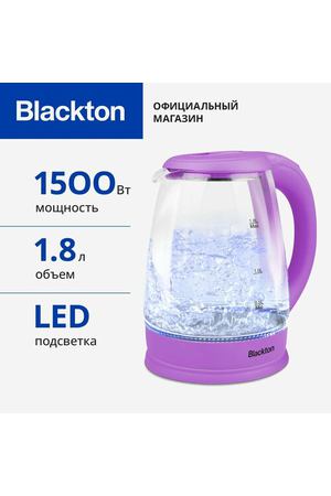 Чайник электрический Blackton Bt KT1800G Фиолетовый / Стеклянный / 1.8 л 1500 Вт