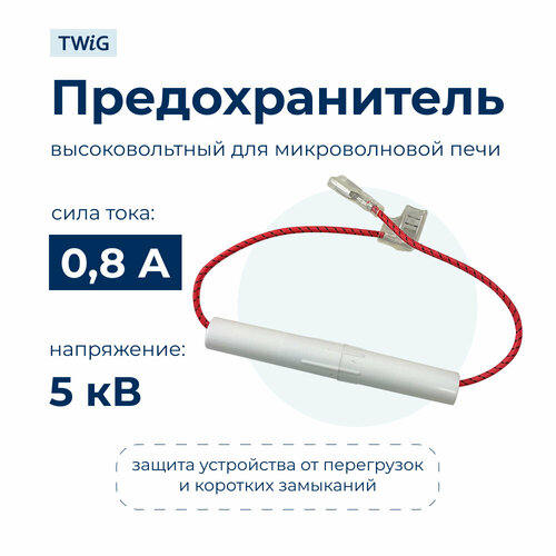 Где купить Высоковольтный предохранитель 800 mA 5KV, микроволновки СВЧ SKL 