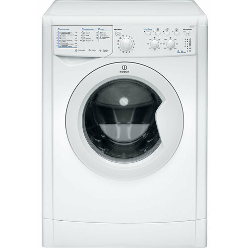 Где купить Узкая стиральная машина Indesit IWSB 5105, 40 см, белый, 5 кг, 1000 об/мин, 16 программ Indesit 