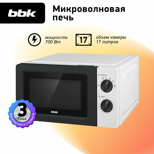 Где купить Микроволновая печь BBK 17MWS-783M/W, белый BBK 