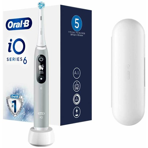 Где купить Электрическая зубная щетка Oral-B Oral-B iO 6 S Grey Opal Oral-B 