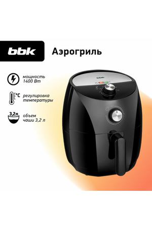 Аэрогриль BBK AF323M, 3.2 л, черный