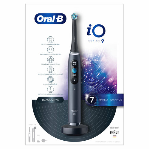 Где купить Электрическая зубная щетка iO 9 Black Oral-B 