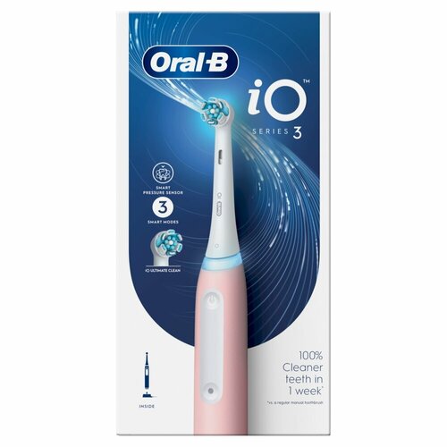 Где купить Электрическая зубная щётка Braun Oral-B iO3 Blush Pink (розовая) Oral-B 