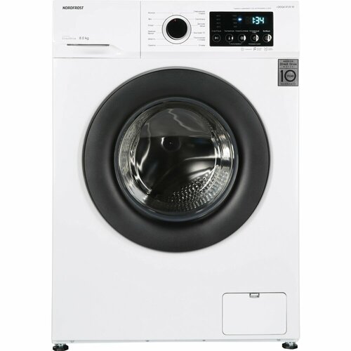 Где купить Стиральная машина NORDFROST i-DDQ4 8120 W, 8 кг загрузка, инвертор, 1200 об/мин,12 программ, прямой привод, цвет белый Nordfrost 