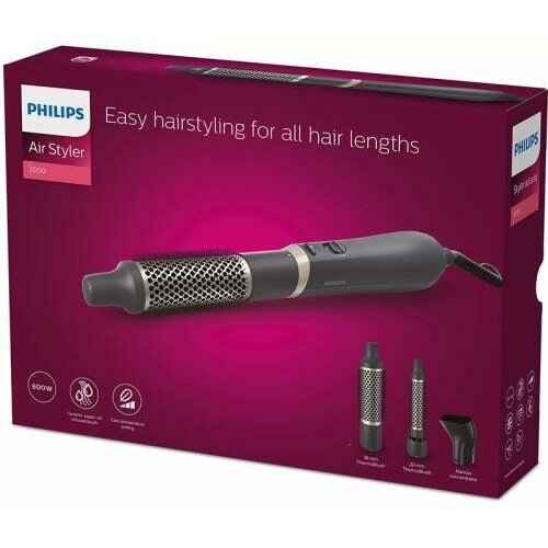 Где купить Philips Series 3000 фен-щетка артикул BHA301/00 модель BHA301 Philips 