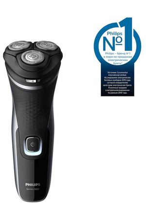 Электробритва Philips 1000 S1332/41 для бритья, черный