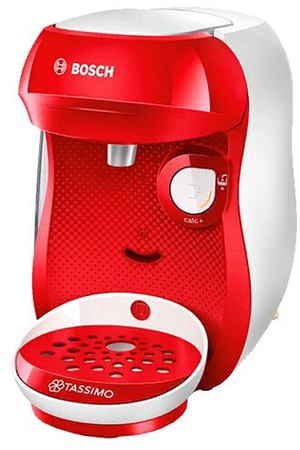 Кофемашина капсульная BOSCH TAS 1001/1002/1003/1006/1007 Tassimo Happy, bright red