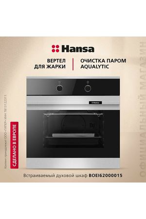 Электрический духовой шкаф Hansa BOEI62000015, серебристый