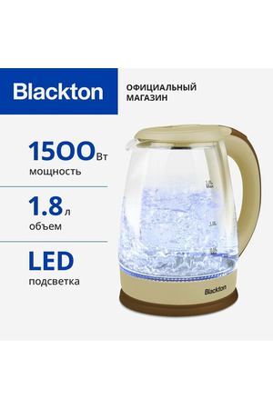 Чайник электрический Blackton Bt KT1800G Молочная карамель / Стеклянный / 1.8 л 1500 Вт