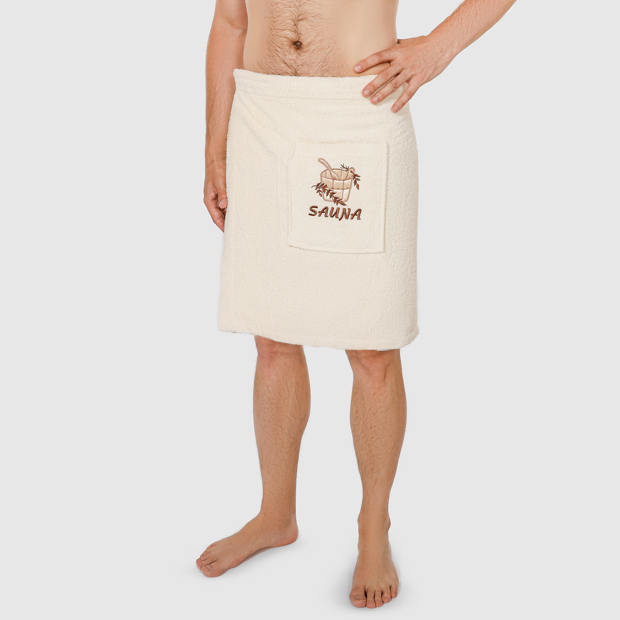 Где купить Килт мужской Asil sauna Beige 55х160 Asil 