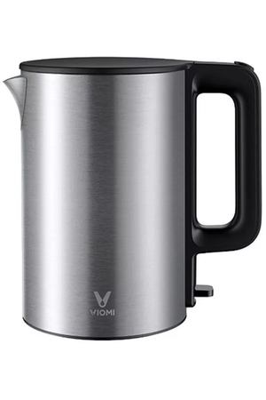 Электрочайник Xiaomi Viomi Kettle Steel 1.5 л, серебристый, скрытый нагреватель, автоотключение, фильтр от накипи