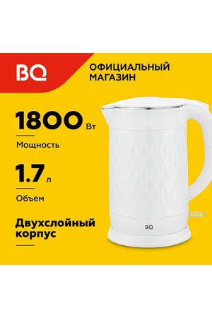 Чайник электрический BQ KT1715P Белый / Двухслойный / 1.7 л 1800 Вт