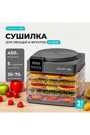 Электросушилка GALAXY LINE GL2630/серый