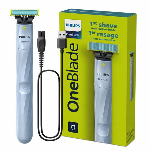 Где купить Электробритва Philips Oneblade QP1324/20, голубой Philips 