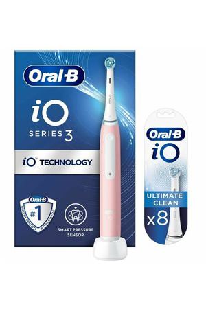 Электрическая зубная щетка ORAL-B IO3 BRUSH, розовый