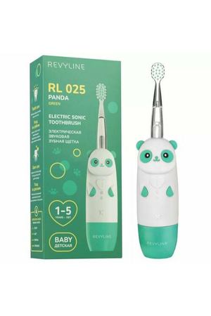 Электрическая зубная щетка Revyline RL 025 Panda детская, от 1 года, зеленая