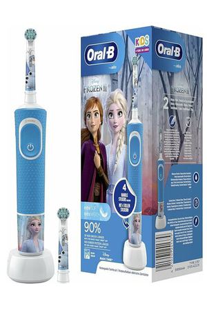 Электрическая зубная щетка Oral-B Oral-B Vitality D100 Frozen + 2 сменные насадки (D100.423.2K)