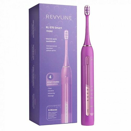 Где купить Электрическая зубная щётка Revyline RL 070 фиолетовая Revyline 