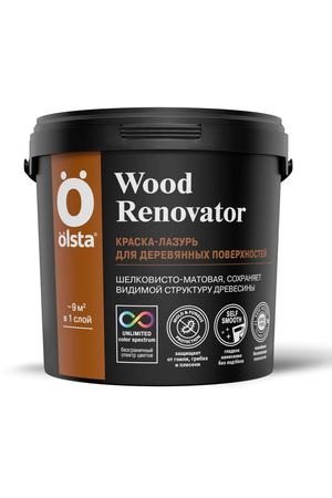 Краска-лазурь Olsta wood renovator база c 9л