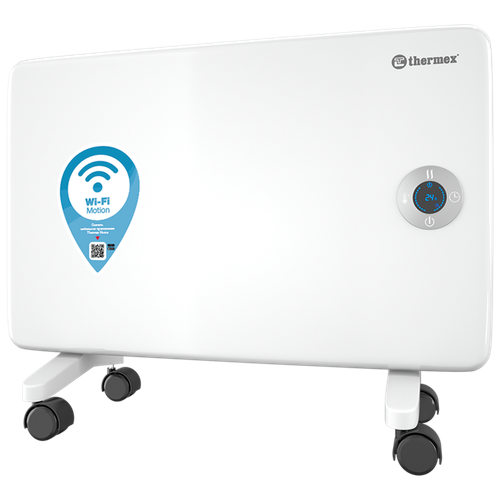 Где купить Конвектор Thermex Frame 1000E Wi-Fi, 1 кВт, 15 м², колеса в комплекте, белый Thermex 