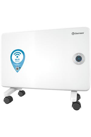 Конвектор Thermex Frame 1000E Wi-Fi, 1 кВт, 15 м², колеса в комплекте, белый