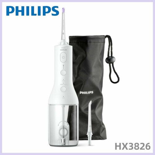 Где купить Ирригатор Philips Sonicare Cordless Power Flosser 3000 HX3826/31, белый Philips 